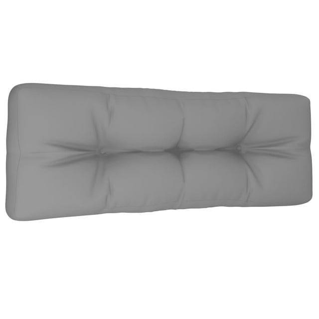 Pallet Cushion VidaXL, contemporáneo, repelente al agua gris para exteriores