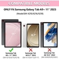 thumbnail image 2 of Keyboard Case for Samsung Galaxy Tab A9 Plus/A9+ 11 Inch 2023 Tablet, Model SM-X216 SM-X210 SM-X218, Smart Cover with Detachable Wireless Backlit Bluetooth Keyboard and Mouse, 2 of 9