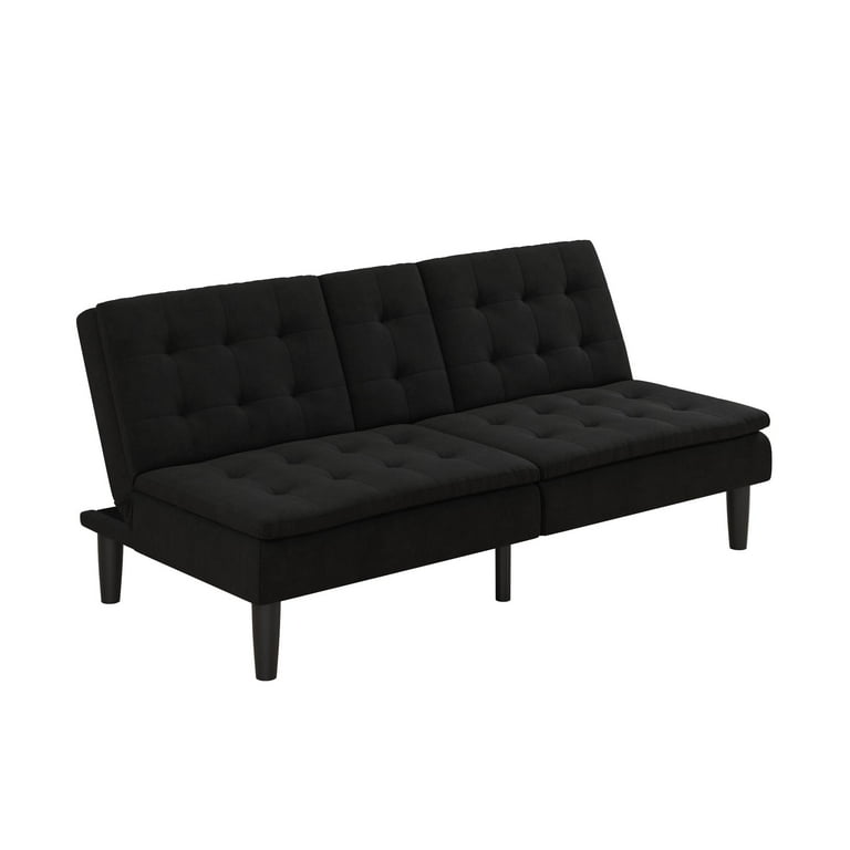 Mainstays Tyler Microfiber Storage Arm Futon Sofa Sleeper Multiple