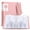 Pink, variant on Multi-Layer Display Book File Folder, A4 Clear Pocket Organizer, 60 Double-Sided Transparent Inner Pages, Thickened Anti-Wrinkle Inner Bag for School Home Office