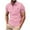 Pink, variant on ohmzyzo Mens Polo Shirts Collared Button Short Sleeve Golf Shirts Casual Lightweight Business Work Summer T-Shirts