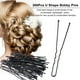 thumbnail image 5 of 300Pcs Pines Bobby U Pernos para el cabello Negro No Slip Grip Thin Bobby Pines Pinzas para el pe CACAGOO Pinzas de cabello, 5 of 5