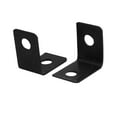 thumbnail image 2 of Uxcell 20 Pcs 12x9x12mm Soportes de esquina en forma de L de 90 grados color negro, 2 of 2