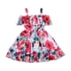 thumbnail image 2 of SDJMa Vestido de princesa con falda de gasa y tirantes de verano para niñas pequeñas, 2 of 8