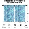 thumbnail image 2 of Blackout Kids Curtains,Blue White Tie Dye Wave Pattern Childrens Insulated Curtains Set Of 2,Bedroom Essentials,Toddler Room Decor 42"x63", 2 of 5