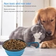 thumbnail image 3 of Collapsible Dog Bowl, 2pcs Silicone Foldable Water and Food Container for Cats and Dogs, Ideal for Outdoor Travel and Camping, 3 of 5