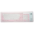 thumbnail image 1 of Anvazise 103 Keys Foldable Dustproof Soft Silicone Gaming Keyboard for Laptop/Computer Pink, 1 of 13