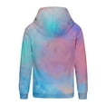 thumbnail image 7 of Mercatoo Kids Girls Tie Dye Hooded Sweatshirt Front Pocket Pullover Long Sleeve Tops Comfy Soft Outwear for Junior Girls, 7 of 7