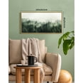 thumbnail image 4 of SHENIFY Green Fog Pine Tree Forest Canvas Wall Art Modern Artwork Prints Decor Hanging Decoration 8x16in Natural Framed, 4 of 5