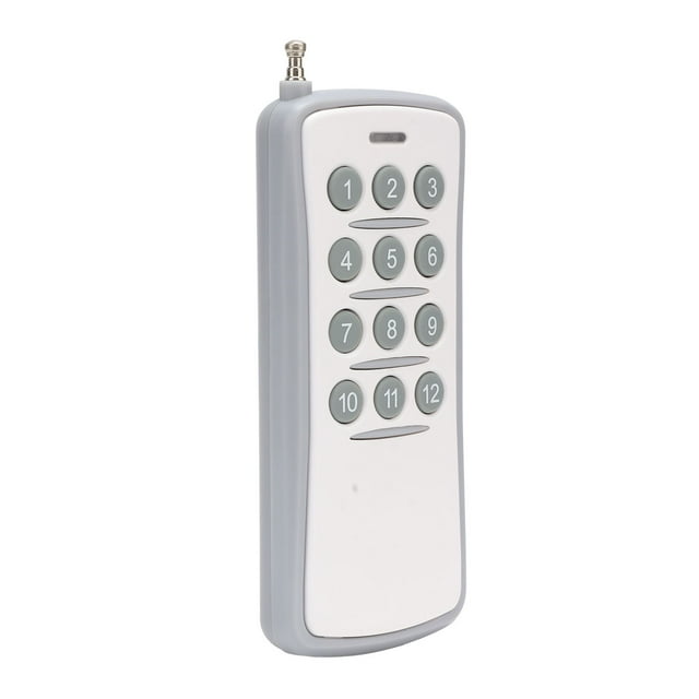 Control Remoto Inalámbrico DC12V 433MHz, 12 Botones, Receptor Transmisor De Larga Distancia Para Luz LED, Control De Puerta De Almacén