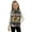 Aztec Highland Cow, variant on Leopard Print Full Zip Vest Toddler Girl Clothes Size 7-8 Comfortable Winter Lightweight Sleeveless Fleece Jacket with Pocket Stretchy Stand Collar for Outdoor Activities