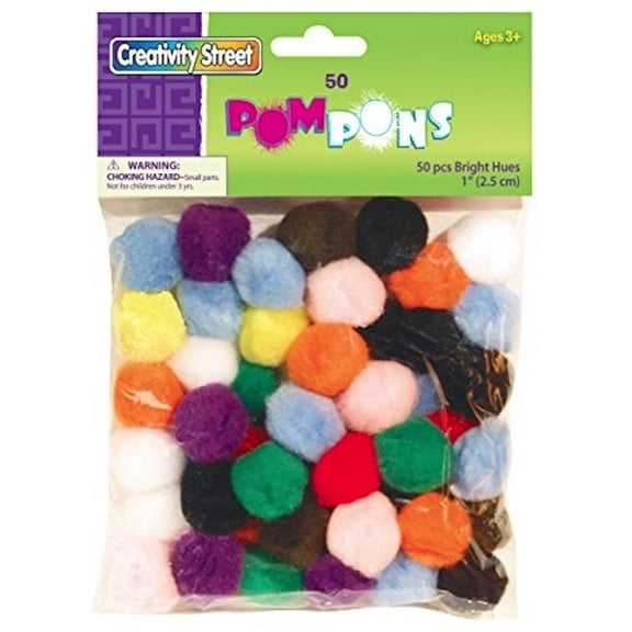 Creativity Street Assorted Pom Pons (Pack of 2)