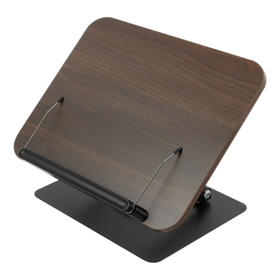 Foldable Book Stand for Reading, Adjustable Book Holder with 360° Rotating Bases, and Elastic Clips, Multifunctional Display Stand for Recipe, Cookbooks, Magazines, Tablets, Laptops