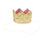 thumbnail image 2 of Gorro de corona con lentejuelas para bebé, gorro elástico de cumpleaños para niñas y niños pequeños Rosado, 2 of 8