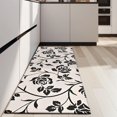 thumbnail image 4 of Pioneer Flower Floral Print Pattern Kitchen Rug Mat,Kitchen Runner Rugs Non Skid Washable,Decorative Kitchen Floor Mats for Kitchen,Sink,Laundry,17"X47", 4 of 5