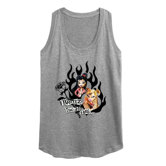 Bratz - Pretty in Pink - Original Dolls - Flames - Women's Racerback Tank Top