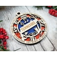 thumbnail image 3 of The Cabin Woodworker - Baltic Birch Wood - Tennessee State Ornament - Two-Toned Backing, 3 of 5