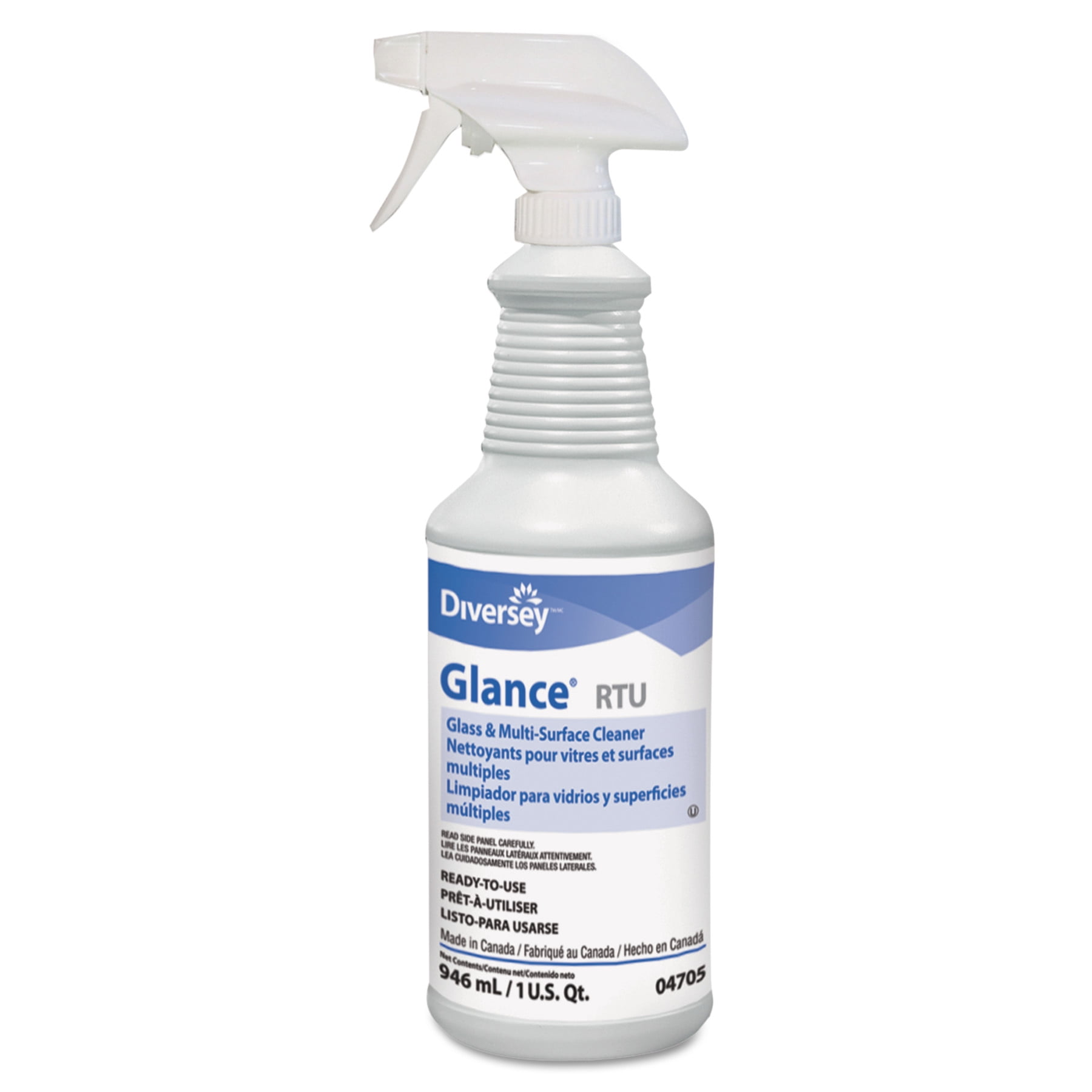 Diversey Glance Glass & MultiSurface Cleaner, Original, 32oz Spray