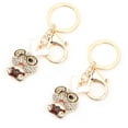 thumbnail image 4 of Bunny Keychain,2pcs Keychain Pendants Cute Rhinestone Keychain Bunny Pendant Expertly Crafted, 4 of 14