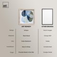 thumbnail image 6 of Serene Overlap II Shadowbox Print Modern Wall Decor by Art Remedy, Blonde Frame, 30 x 30, 6 of 7