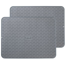 Zuhne Reeva 18 x 16 Inch Microfiber Dish Drying Mat – Set of 3