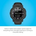 thumbnail image 6 of Garmin Instinct Crossover Solar, Rugged Hybrid Smartwatch with Solar, Analog Hands and Digital Display, Graphite, 6 of 6