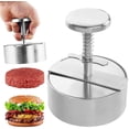 thumbnail image 1 of Molde para hamburguesas de acero inoxidable para hacer hamburguesas, perfecto para cocina de barbacoa oso de fresa  Hogar, 1 of 5