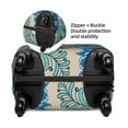 thumbnail image 4 of Daiia Vintage Floral Butterflies Luggage Cover, Thickened Washable Travel Luggage Covers, Elastic Unique Baggage Covers for 18-20 inch Luggage-Large, 4 of 9