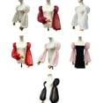 thumbnail image 5 of Tulle Arm Covers Long Sleeve for Bridal Gown Dress Decorative Sleeves Shirt Bishop Sleeve Dress Decorative Long Sleeve, 5 of 8