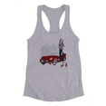 thumbnail image 3 of Girl And A Car Racerback Tank Women -Image by Shutterstock, Female Medium, 3 of 4