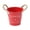 Red, variant on Black Antique Metal Bucket Flower Pot Iron Milk Can Planter For Outdoor Indoor Garden Decor Desktop Vase Rustic Farmhouse