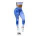 thumbnail image 3 of Qarigey Leggings deportivos, pantalones de Yoga, atuendo de gimnasio, gran resistencia, ropa para trotar, entrenamiento, ropa de Fitness Prendas para la parte inferior del cuerpo Azul XXL, 3 of 6