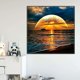 thumbnail image 3 of 30x40cm Niños Adultos 5d Diy Diamond Art Painting Set - Vista Al Mar Del Atardecer, Manualidades De Bordado De Diamantes Completos, Pintura De Diamantes De Diamantes De Imitación De Cristal De Lona, 3 of 5