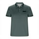 thumbnail image 4 of pstuiky camisetas para hombre, Camisa tipo jersey para hombre, de color liso, con cremallera, manga corta y cuello vuelto camisas casuales para hombre m, 4 of 6