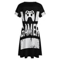 thumbnail image 5 of Control Game Sundress Short Sleeve Dress Summer Women Clothes Dress for Women Dresses, 5 of 7