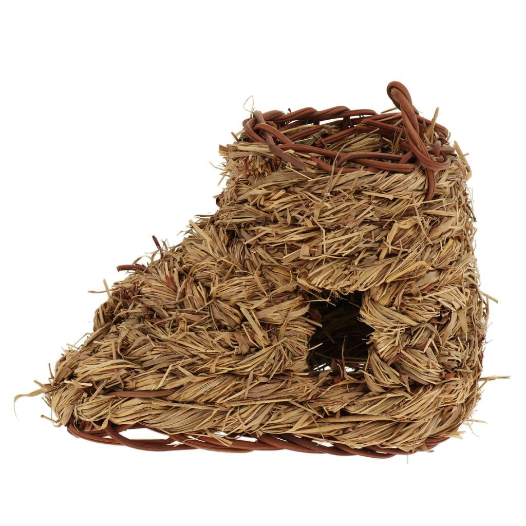 Hamster Straw Grass Nest Cage Bed for Small Pet Squirrel Rabbit Mouse Rat