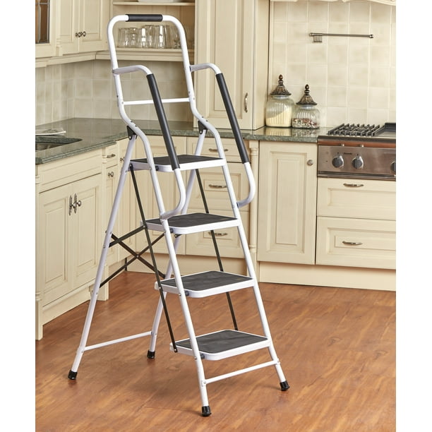 4Step Project Ladder with Side Handles for Balancing and Grip