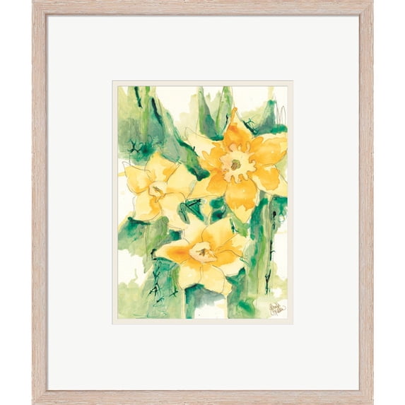 Great Art Now First Blooms by Jennifer Holden, Framed Wall Art, 17.25W x 20.5H