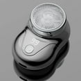 thumbnail image 1 of Electrodomésticos Afeitadora recargable por USB Mini afeitadoras faciales portátiles Máquina de afeitado en seco y húmedo de tamaño pequeño para hombres un ventilador, 1 of 5