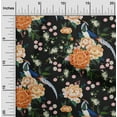 thumbnail image 2 of oneOone Polyester Spandex Black Fabric Asian Chinese Dress Material Fabric Print Fabric By The Yard 56 Inch Wide, 2 of 4
