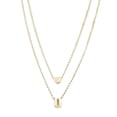 thumbnail image 2 of Neinkie Initiale Collier en Acier Inoxydable Lettre Script Nom Monogramme Pendentif pour les Femmes Cadeau (de l'Alphabet 26 A-Z), 2 of 7