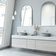 thumbnail image 5 of VIGO Windsor Modern Gray Concreto Stone 16 in. L x 16 in. W x 5 in. H Round Fluted Bathroom Vessel Sink, 5 of 10