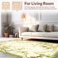 thumbnail image 2 of ODIKA 2'x3' Machine Washable Non-Slip Area Rug, Timeless Oushak Bloom Elegant Eclectic Floral High Traffic Rug, Ivory, 136641, 2 of 7