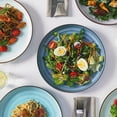 thumbnail image 7 of Dinner Plates, 10 Inch Round Porcelain Plates, Dish Set for Lunch, Party, Wedding, Restaurant, Microwave, Oven, Dishwasher Safe Plates Set of 6, Hot Assorted Colors, 7 of 7