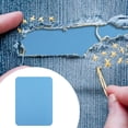 thumbnail image 6 of YardChic 2Pcs Jeans Repair On Mending Kit, Iron on Denim Patches for Inside Jeans, Clothing, Denim, Knee, Pants, Clothing Repair and Decoration Kit, DIY Clothing Decoration, 6 of 8