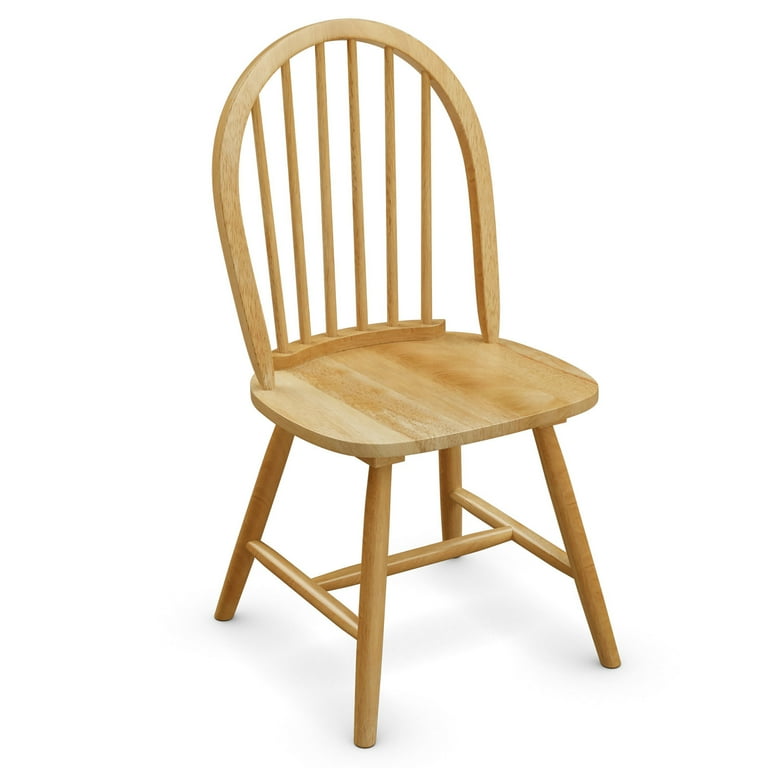 Costway Set of 4 Vintage Windsor Dining Side Chair with Curved