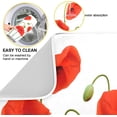 thumbnail image 2 of Dish Drying Mat Red Poppy Flower Kitchen Dish Pads Super Absorbent Microfiber Dish Drying Rack Pads Safe Heat-resistant Kitchen Counter Mat,16x18 Inch, 2 of 7
