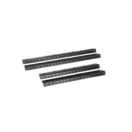 Odyssey Cases ARR14 New Pair Of 24.5 Pre-Tapped 14 Space Steel Metal Rack Rails