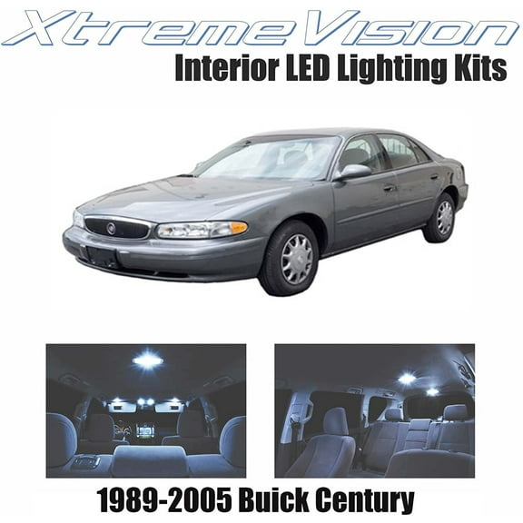 XtremeVision Interior LED for Buick Century 1989-2005 3 Pieces Cool White Interior LED Kit   Installation Tool