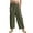 Green2, variant on LILLUSORY Women‘s Linen Wide Leg Pants 2023 Casual Loose Lightweigt Beach Palazzo Harem Pants